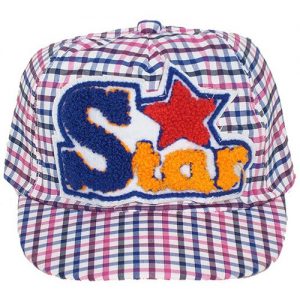 Καπέλο Τζόκεϋ Baby Stars Κωδ.122348 Καρώ 4 χρώματα