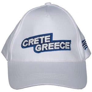 Καπέλο Τζόκεϋ CRETE Κεντητό Κωδ.122562 Λευκό