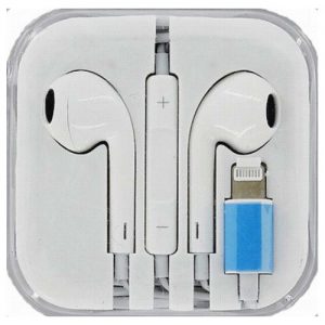Ακουστικά Handsfree TREQA EP-700 Lightning για iPhone Κωδ.44048 Λευκό