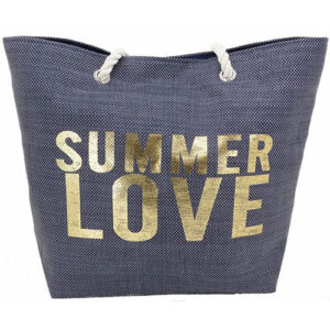 Τσάντα Θαλάσσης SUMMER LOVE Μπλε Κωδ.13452